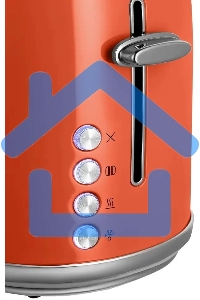 Тостер Kitfort КТ-6456 980Вт красный/серебристый