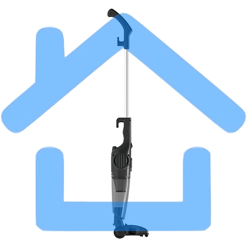 Пылесос вертикальный Blackton Bt VC1605B серый, 80/400 Вт, уборка сухая, пылесборник контейнер, 0.5 л