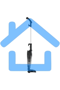 Пылесос вертикальный Blackton Bt VC1605B серый, 80/400 Вт, уборка сухая, пылесборник контейнер, 0.5 л