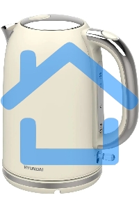 Чайник электрический Hyundai HYK-S9900 1.7л. 2200Вт молочный/серебристый корпус: металл