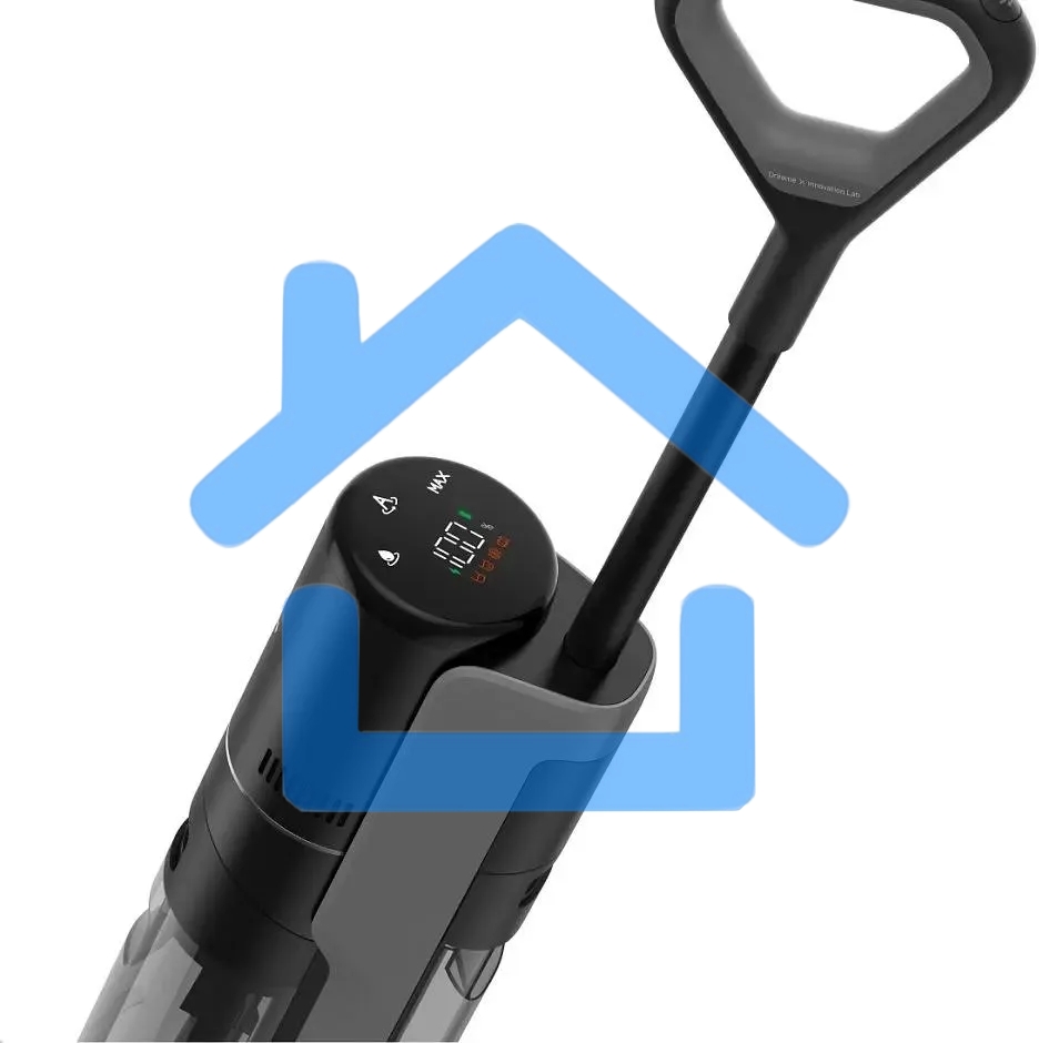 Пылесос вертикальный моющий Dreame Wet and Dry Vacuum H12S черный, питание от аккумулятора, 300 Вт, уборка влажная/сухая, пылесборник 0.7 л, работа от АКБ max 35 мин