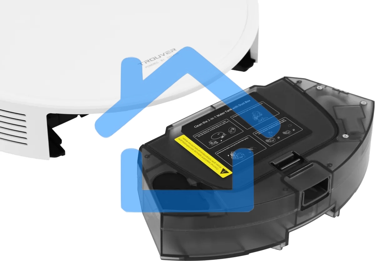 Робот-пылесос Dreame Trouver E10 белый, 2600 мAч Li-Ion, уборка сухая/влажная, пылесборник контейнер 0.33 л