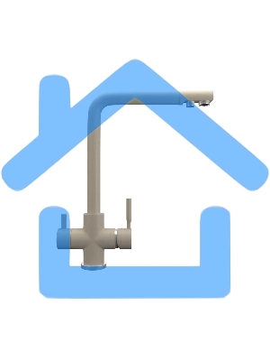 Кухонный смеситель Maunfeld MFQT-16BG бежевый