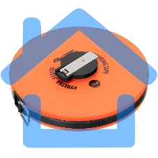 Рулетка геодезическая, 30 м х 12,5 мм, лента ПВХ, закрытый круглый корпус Sparta