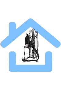 Вентилятор напольный DUX DX-410, 100Вт, 18дюйм, металл, 60-0241