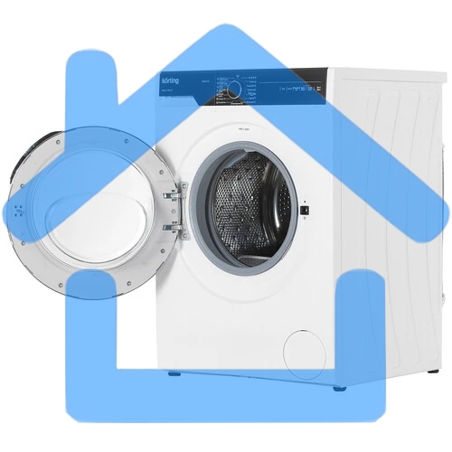 Стирально-сушильная машина Korting KWD 58L1496 белый, загрузка фронтальная 9 кг, 1400 об/мин., класс: А