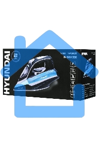 Утюг Hyundai H-SI01336 2800Вт черный/голубой