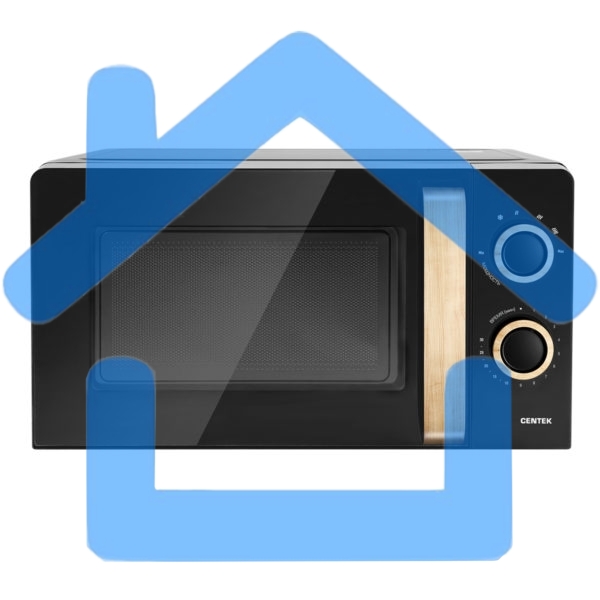 Микроволновая печь Centek CT-1559 черный, 20 л, 700 Вт, поворотный механизм