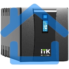 Источник бесперебойного питания ITK Electra EET-1000VA-1-002-S 600Вт 1000ВА черный