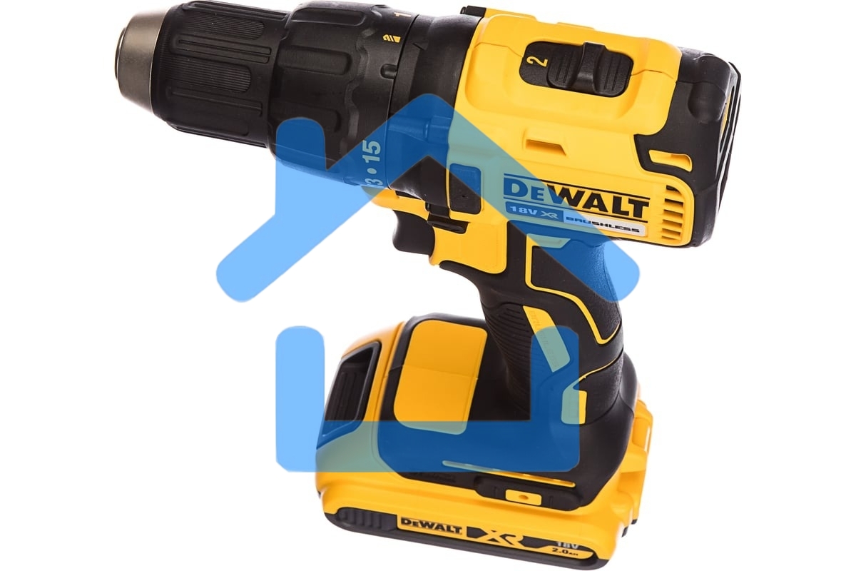 Аккумуляторная безударная бесщеточная дрель - шуруповерт XR DEWALT DCD777D2T-QW