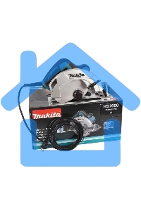 Пила Makita HS7600диск, 1200Вт,5200об\м,диск-ф185х30мм,рез-64мм,3.9кг, стальное основание, кор