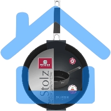 Сотейник Rondell Stolz RDA-1770, 28см, без крышки, серый