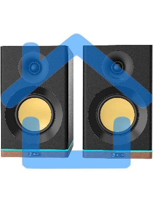 Акустическая система Оклик OK-605A 2.0 черный 60Вт BT