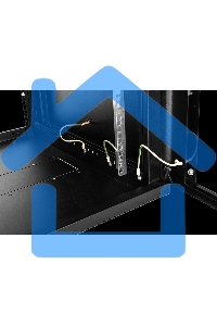 Шкаф коммутационный ЦМО ШРН-15.650-9005 настенный 15U 600x658мм пер.дв.стекл 200кг черный 600мм 180град.