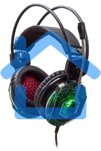 Наушники с микрофоном Oklick HS-L500G черный 2.2м мониторы оголовье