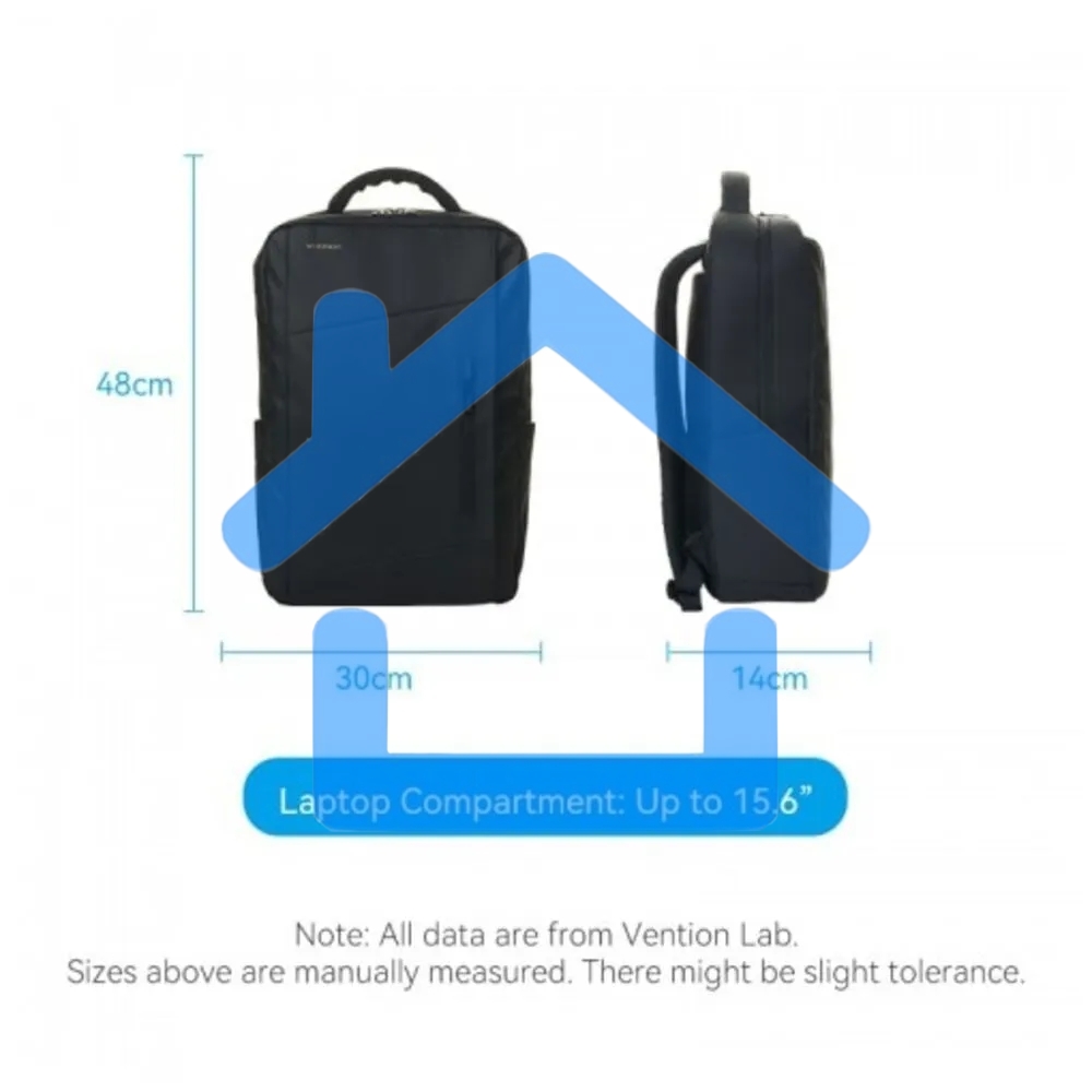 Рюкзак Vention черный (48см х 30см х 14см)