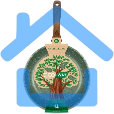 Сковорода НМП ECO WAY EW126, 26 см зеленый