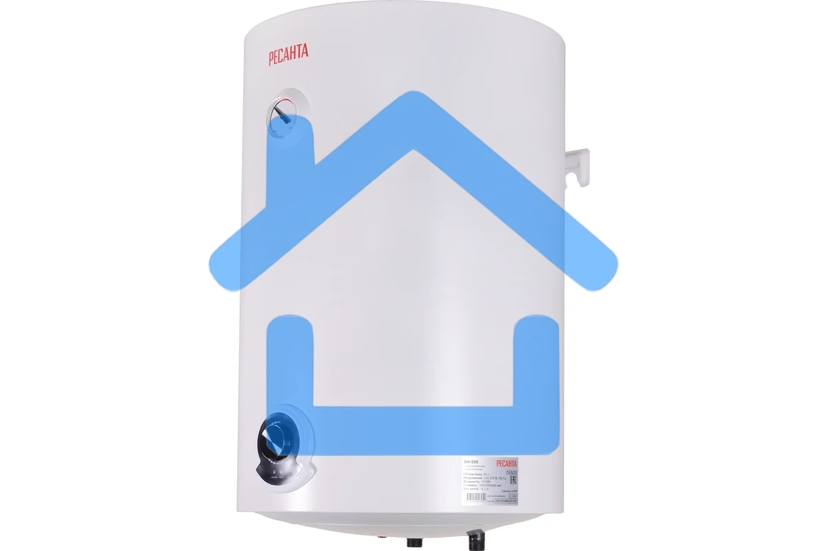 Водонагреватель накопительный круглый ВН-50K Ресанта