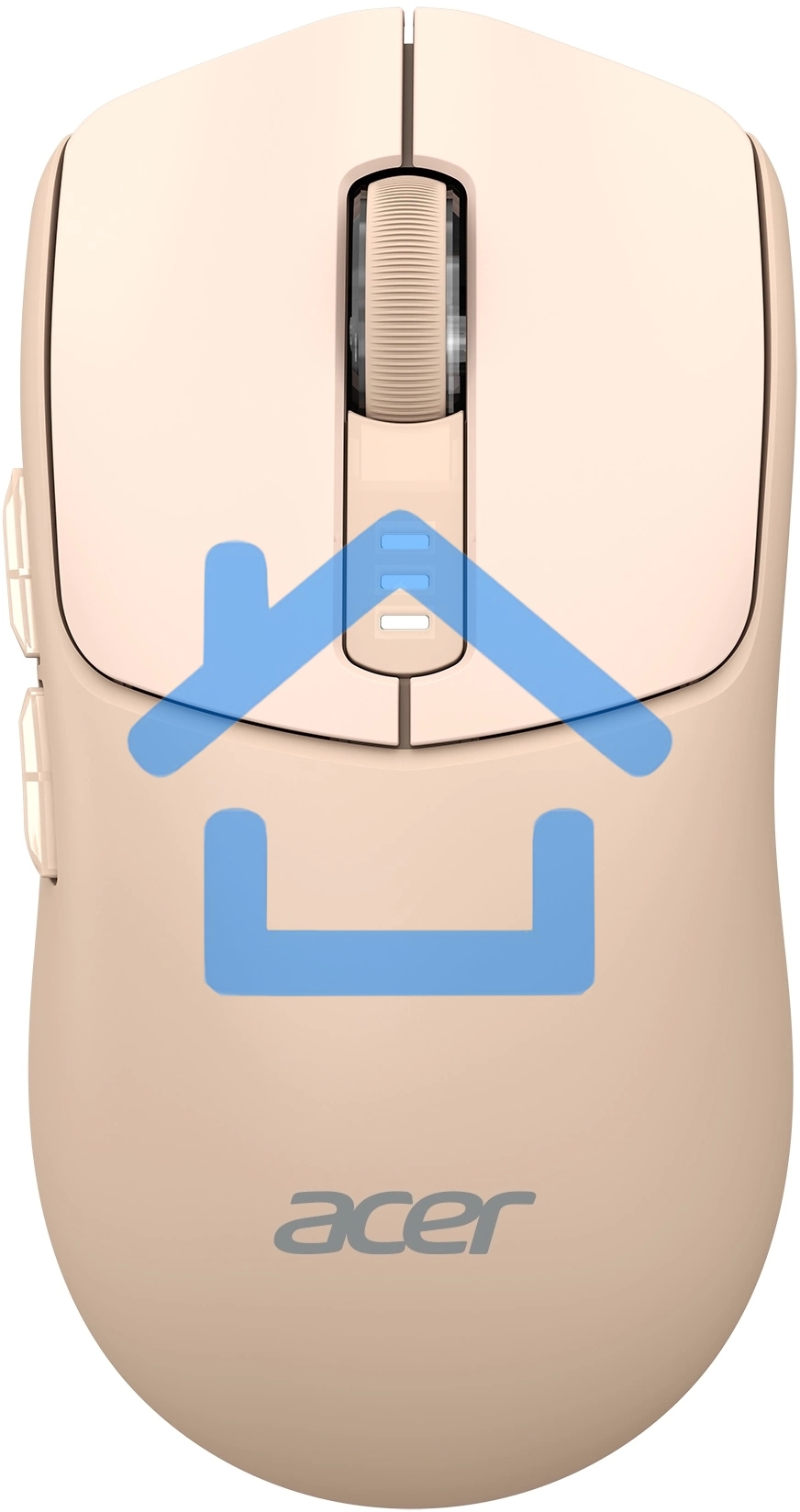 Мышь беспроводная Acer OMR312 розовый, 3200 dpi, радиоканал, Bluetooth, USB, кнопки - 5