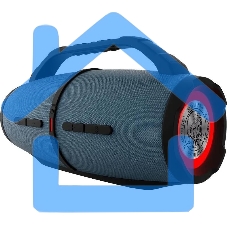 Колонка портативная Ural Гагарин ГР-007, 60W, 2.2 BT/3.5Jack/USB, 10м, 5000mAh, синий