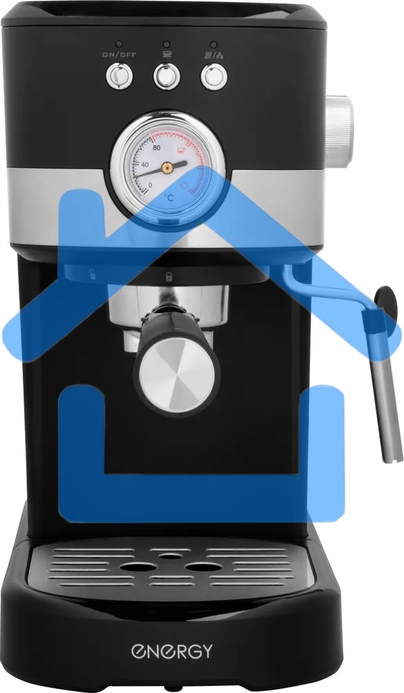 Кофеварка рожковая ENERGY EN-256R (108169) черный, исп. кофе - молотый, 1,2 л, 1100 Вт, 15 бар