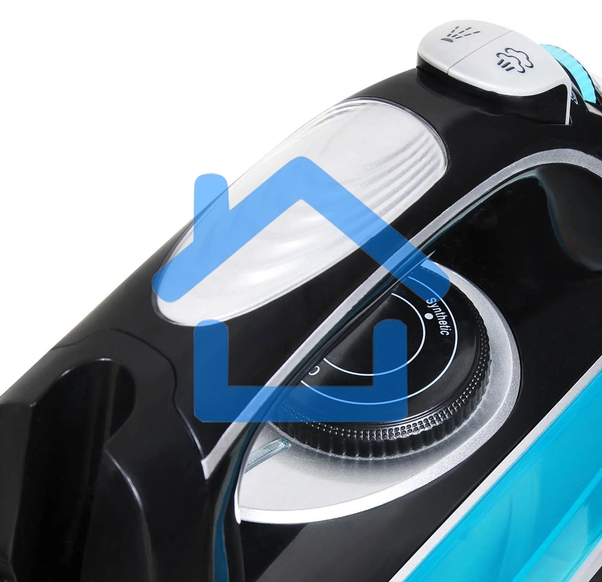 Утюг Hyundai H-SI01336 2800Вт черный/голубой