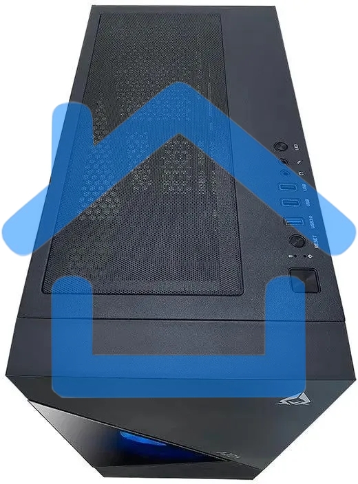 Компьютерный корпус Azza Eclipse черный без БП ATX 9x120мм 5x140мм 2xUSB 2.0 1xUSB 3.0 audio bott PSU