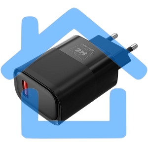 Зарядное устройство MORE CHOICE (4620202553416) NC09m 1USB 3.0A QC3.0 15W, черный