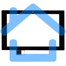 Сенсорное стекло (тачскрин) для Sony Xperia Tablet Z I101FGT08.1, черное