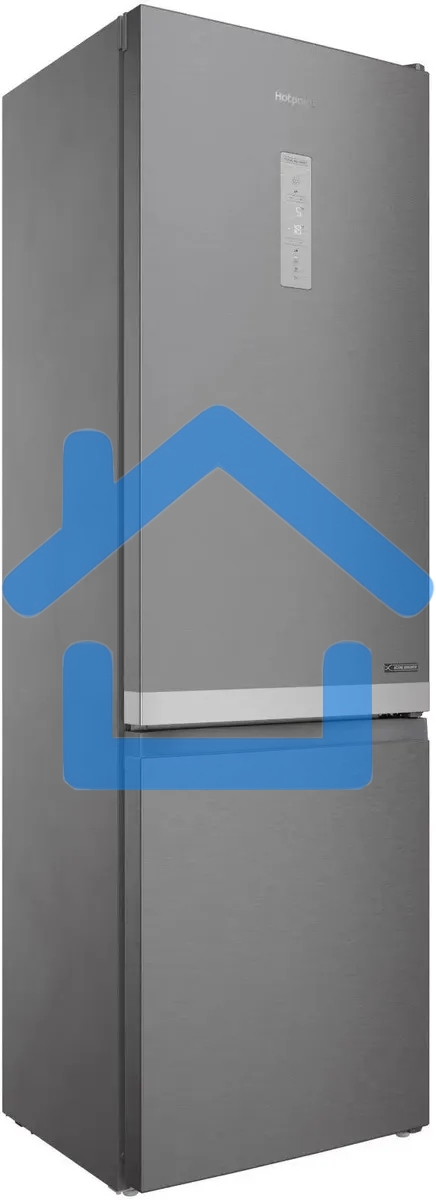 Холодильник Hotpoint HT 7201I MX O3 нержавеющая сталь двухкамерный 239/83 л морозилка снизу, No Frost
