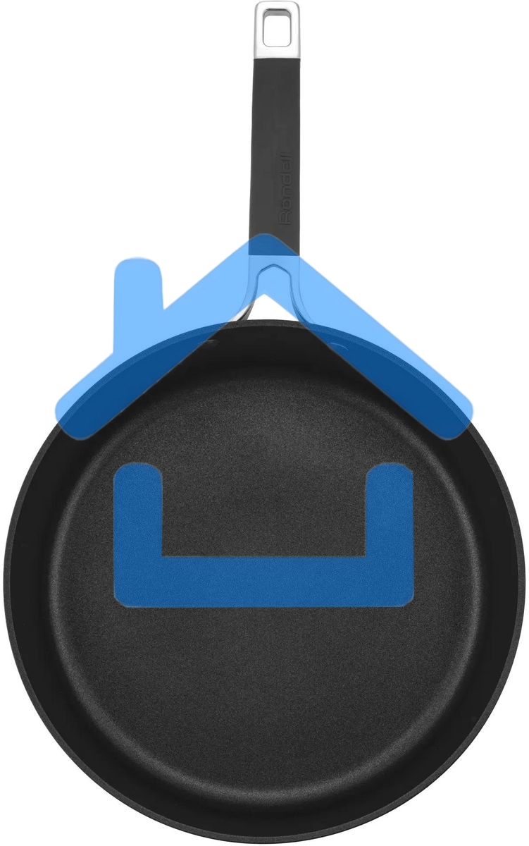 Сотейник Rondell Stolz RDA-1770, 28см, без крышки, серый