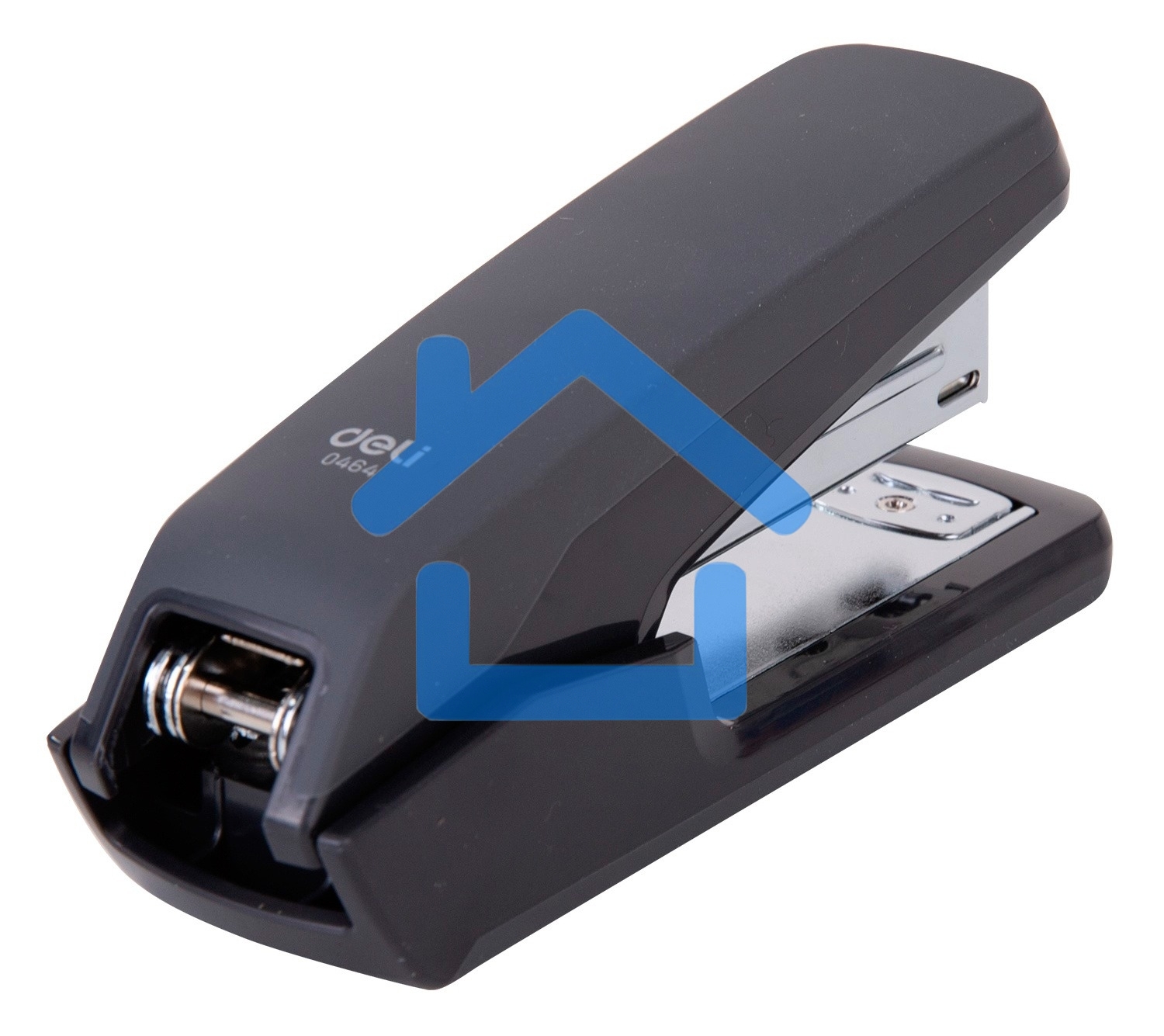 Степлер настольный Deli E0464BLACK Exceed 24/6 26/6 (25 листов) черный, 100 скоб, металл/пластик закрытый/открытый, коробка