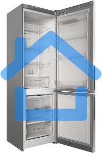 Холодильник Indesit ITS 4200 XB нержавеющая сталь, двухкамерный, 247/78л, морозилка снизу, No Frost