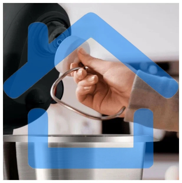 Кухонный комбайн Bosch MUMS2EB01, 700 Вт, 4 скорости, металл чаша 3,8 л, черный