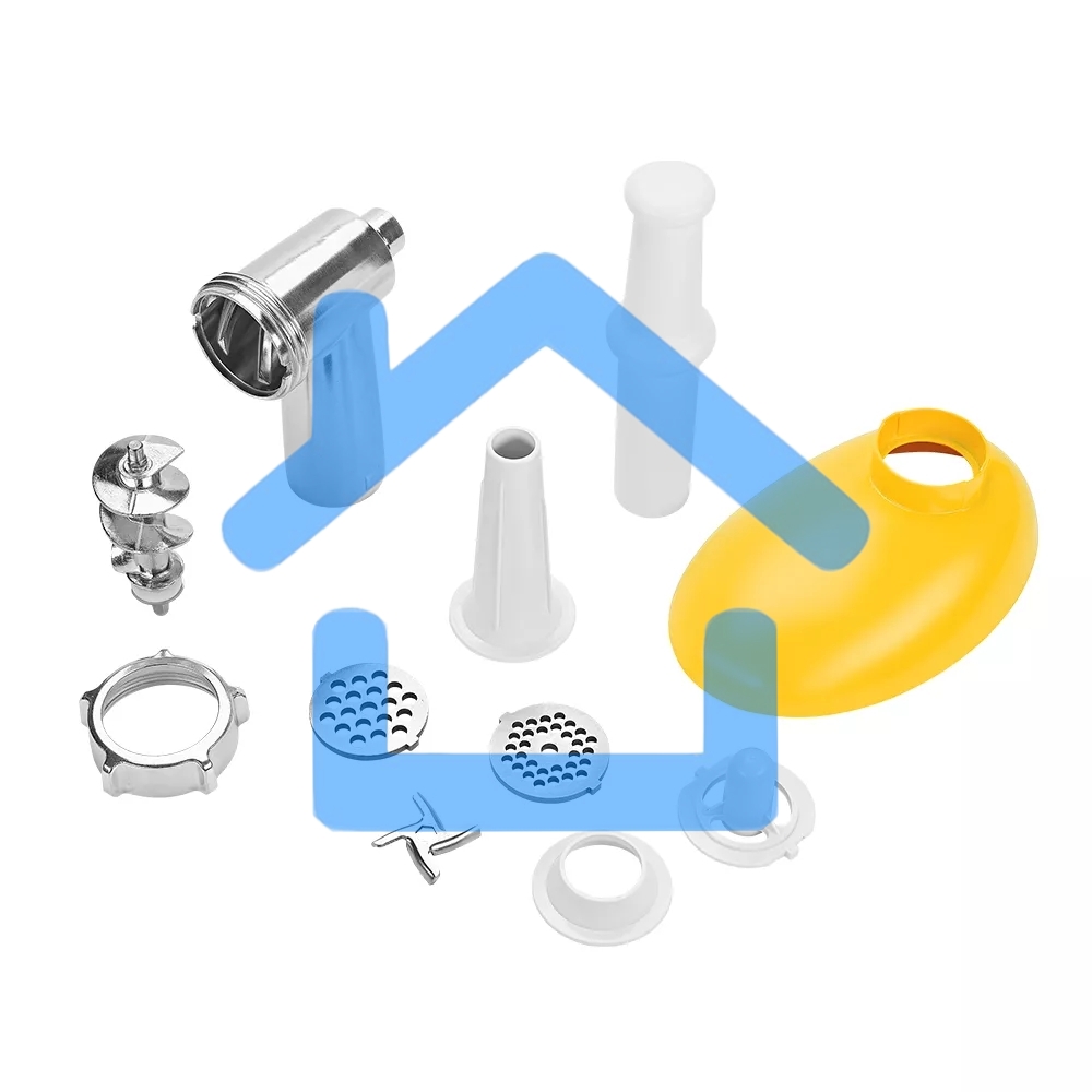 Мясорубка электрическая Kitfort КТ-2113-2 1000Вт белый/желтый