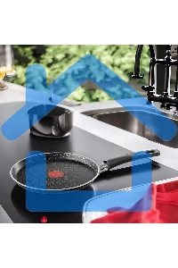 Сковорода блинная Tefal Rock 04235525 круглая 25см покрытие: Mineralia ручка несъемная (без крышки) черный