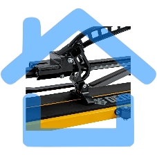 Плиткорез рельсовый 800х16мм, каретка на подш., стальная станина, усил. рукоятка-пенал Denzel