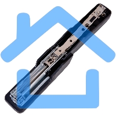 Степлер настольный Deli E0464BLACK Exceed 24/6 26/6 (25 листов) черный, 100 скоб, металл/пластик закрытый/открытый, коробка