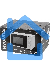 Микроволновая печь Hyundai HYM-M2003 белый, 20 л, 700 Вт, переключатели - поворотный механизм
