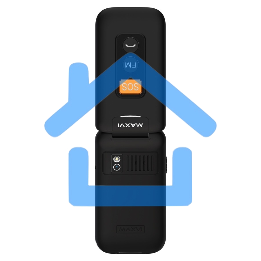 Мобильный телефон Maxvi E5 up черный