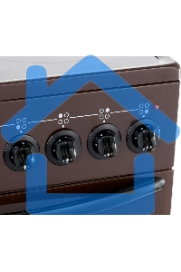 Плита электрическая Лысьва EF4006MK00 коричневый, конфорок 4 электрических, духовка 57 л, 50 см x 84 см x 60 см (без крышки)