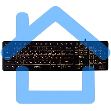 Клавиатура Dialog Katana KK-ML17U BLACK - Multimedia, с янтарной подсветкой клавиш, USB, черная