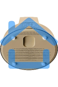 Портативная колонка BBK BTA1110 золотистый 10W 2.0 BT 10м 1800mAh