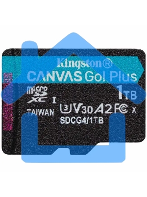 Флеш карта microSDXC 1Tb Kingston SDCG4/1TbSP Canvas Go! Plus w/o adapter
