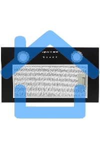 Вытяжка встраиваемая Zigmund & Shtain K 018.5 B черный, 50 см, 660 куб. м/ч, 58.6 дБ