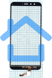 Сенсорное стекло (тачскрин) для Huawei Honor 9 Lite, черное