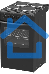 Плита электрическая Darina S EM 341 404 At антрацит/черный, конфорок 4 шт, духовка 50 л, 50 см x 85 см x 56 см