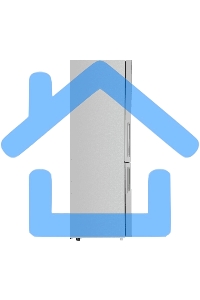 Холодильник Maunfeld MFF185NFS серый двухкамерный инвертор 240/100л морозилка снизу, No Frost