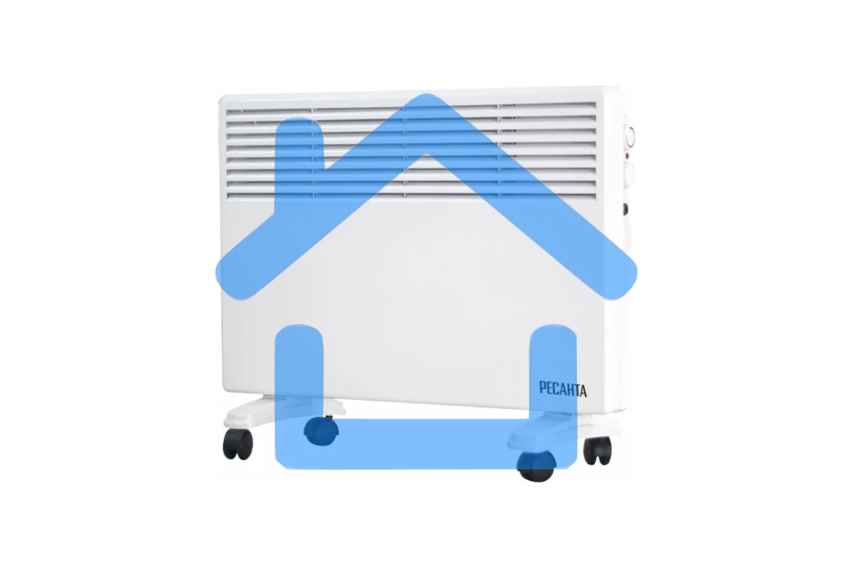 Конвектор Ресанта ОК-1500 белый, 1500 Вт, 20 м2, термостат