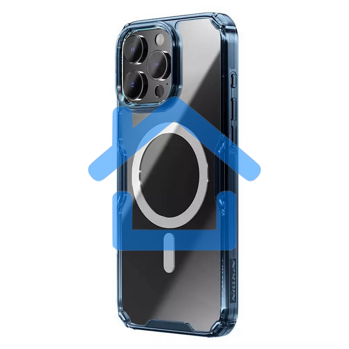 Чехол Nature TPU Pro Magnetic Case, синий, (AP IP16 Pro Max)